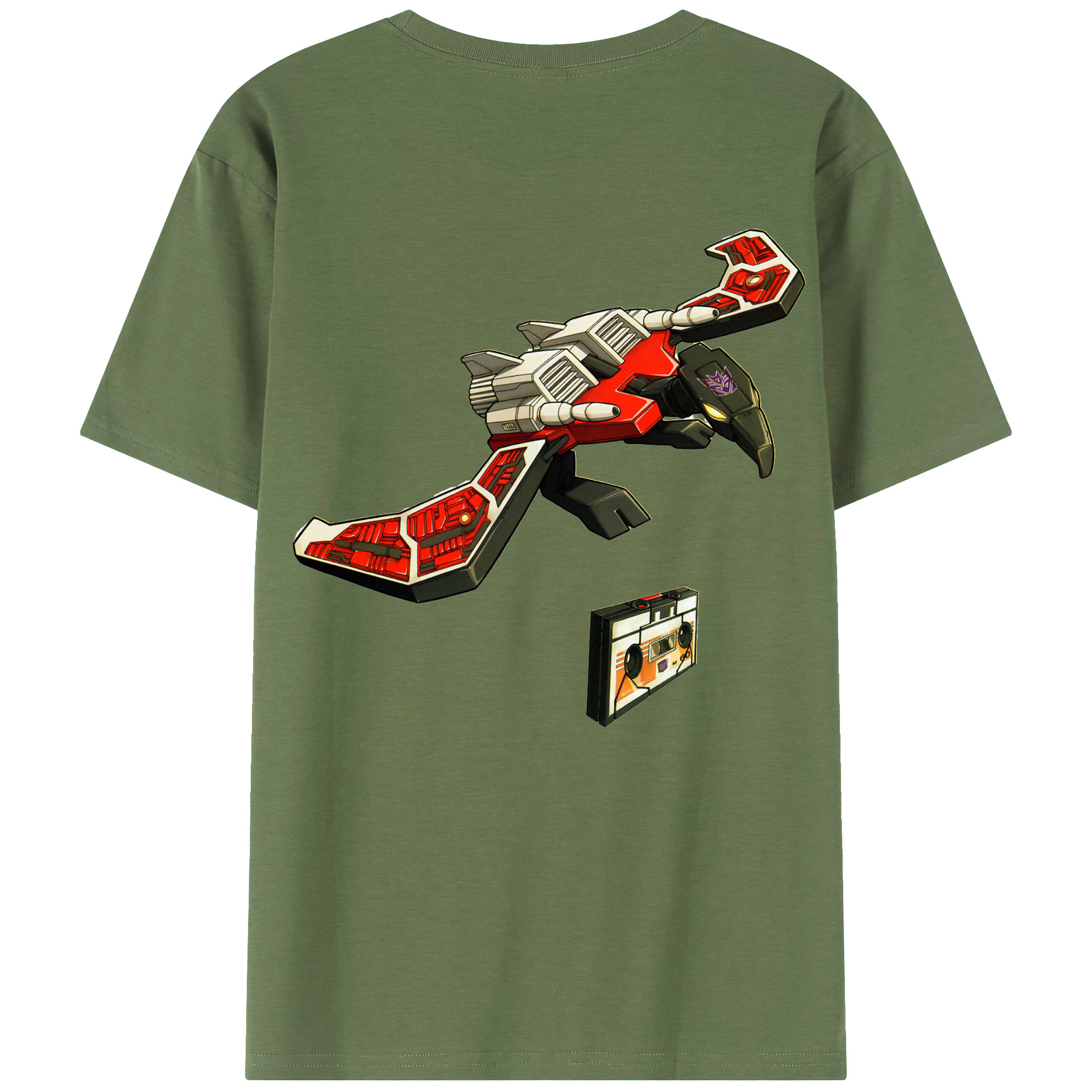 （画像用）  綿100％ メンズ半袖Tシャツ（バックプリント） 通気性